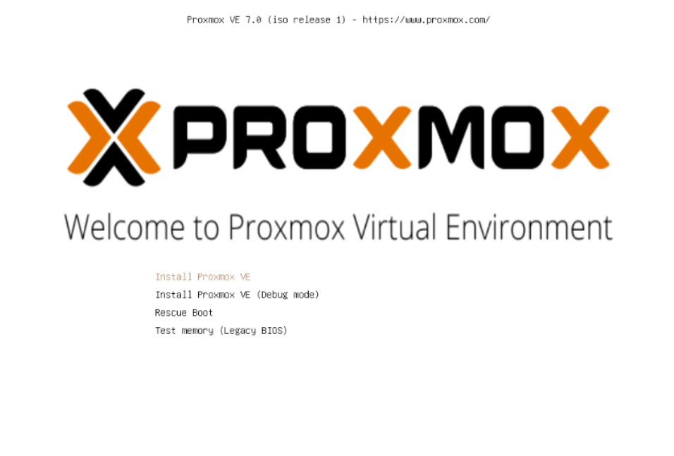 Installer proxmox