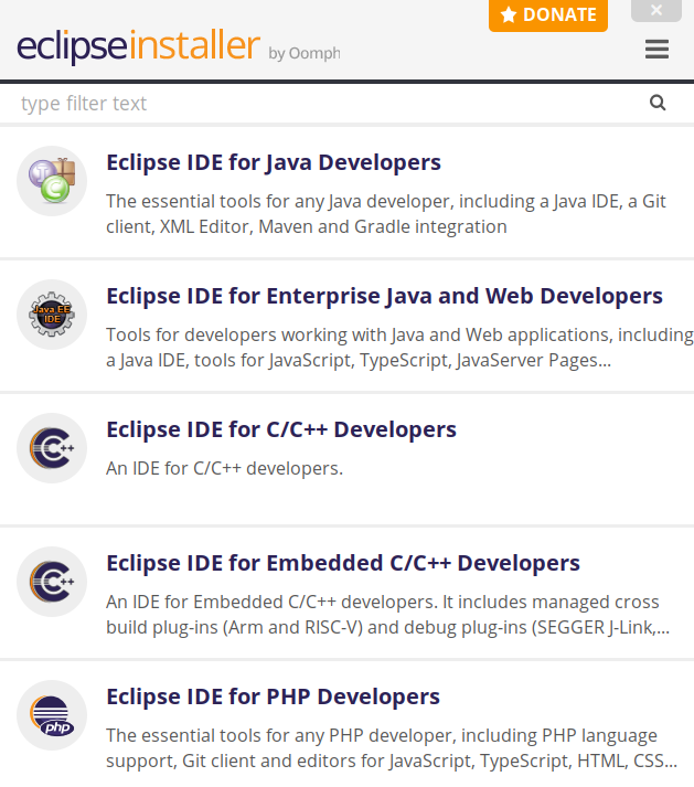 Installer Eclipse sur Ubuntu - Programme d'installation