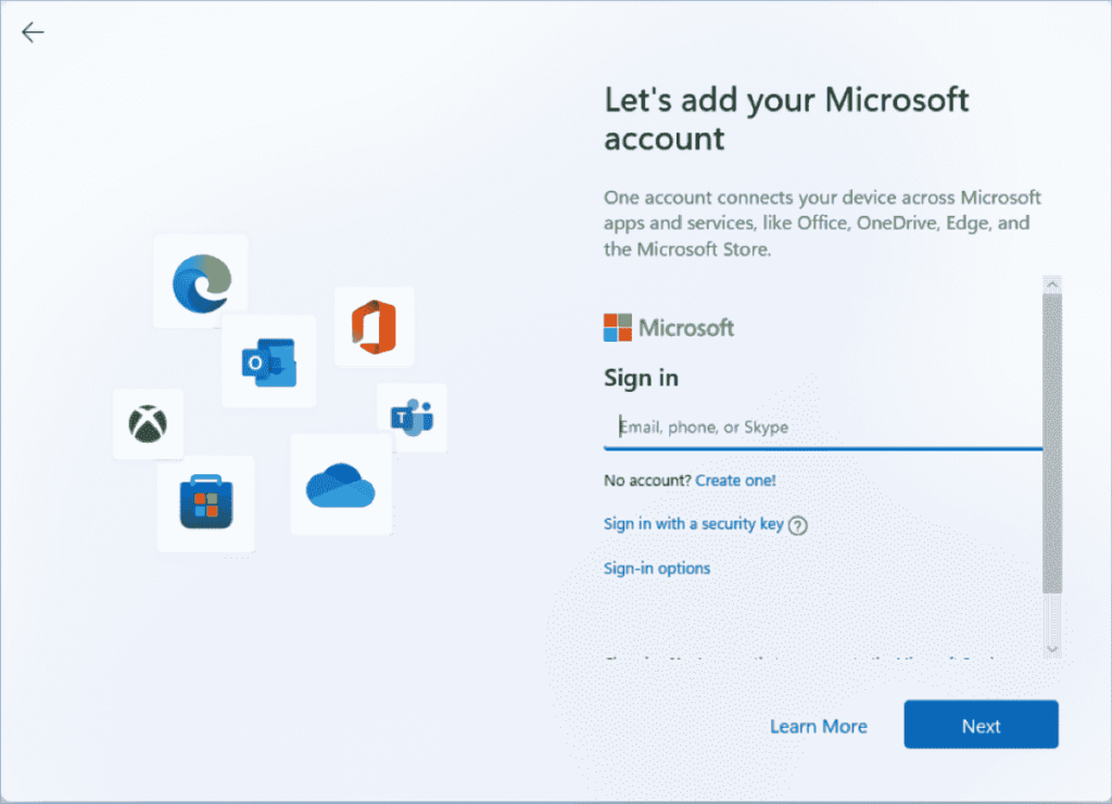 Installer Windows sans compte Microsoft - Compte bloqué